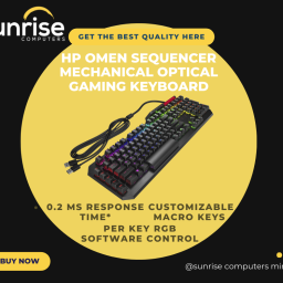 HP Omen Sequencer Mechanical Optical Gaming Keyboard Brand New Sealed