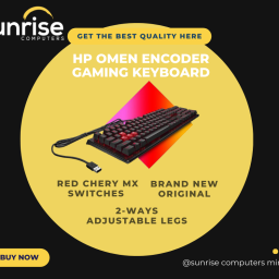 OMEN by HP Encoder Gaming Keyboard Chery MX Switches Brand New Sealed